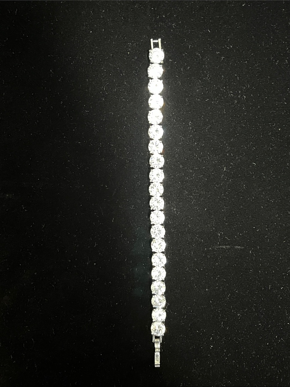 Classic White Crystal Tennis Bracelet - Women Jewelry